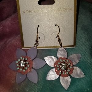 Adrienne Vittadini flower earrings